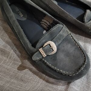 🌼3 for 30🌼Me Too Blue Suede Loafers Shoes Women Size 9M